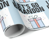 LASS'S BRANDON BIRTHDAY Wrapping Paper gehen Geschenkpapier (Rolleneckpunkt)