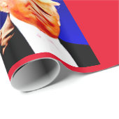 LASS'S BRANDON CHRISTMAS TRUMP Wrapping Paper Geschenkpapier (Rolleneckpunkt)