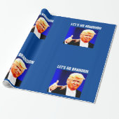 LASS'S BRANDON CHRISTMAS TRUMP Wrapping Paper Geschenkpapier (Ungerollt)