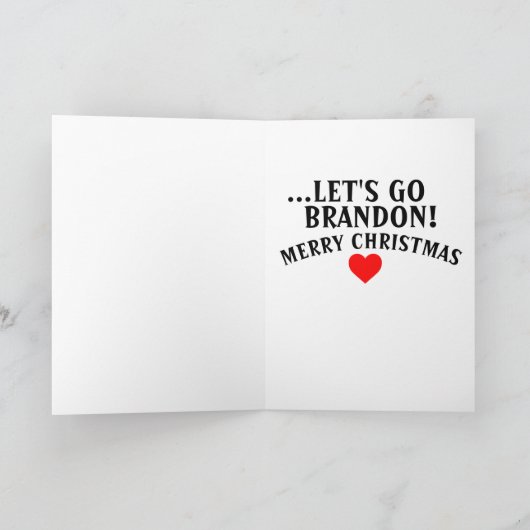 LASS'S BRANDON ROMANTIC CHRISTMAS CARDS GEHEN KARTE (Innenseite)
