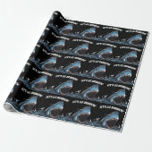 LASS'S BRANDON SHARK WRAPPING PAPIER GEHEN GESCHENKPAPIER (Ungerollt)