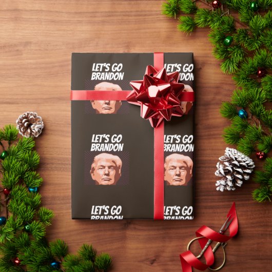 LASS'S BRANDON TRUMP CHRISTMAS GEHEN GESCHENKPAPIER (Feiertagsgeschenk)