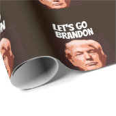 LASS'S BRANDON TRUMP CHRISTMAS GEHEN GESCHENKPAPIER (Rolleneckpunkt)