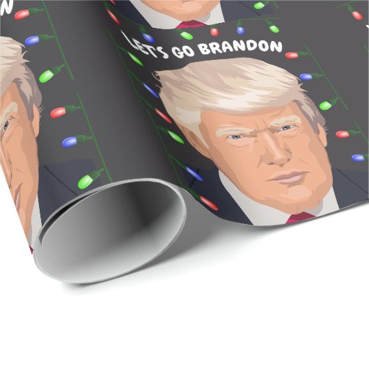 LASS'S BRANDON TRUMP WeihnachtswRAPPING PAPIER GEH Geschenkpapier (Rolleneckpunkt)