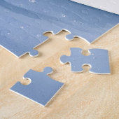 Lass's Build a Snowman | Wasserfarbene Winterfarbe Puzzle (Seite)