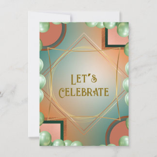 Lass's Celebrate Einladung