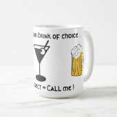 Lass's Connect-Call Me - Long Distance Drink Kaffeetasse (VorderseiteRechts)