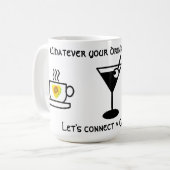 Lass's Connect-Call Me - Long Distance Drink Kaffeetasse (Vorderseite Links)
