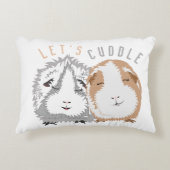 Lass's Cuddle Guinea Pig Accent Pillow Dekokissen (Vorderseite)