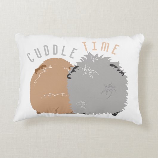 Lass's Cuddle Guinea Pig Accent Pillow Dekokissen (Rückseite)