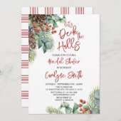 Lass's Deck the Halls Bridal Dusche Einladung (Vorne/Hinten)