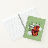 "Lass's Do This"-Affe - Der weiße Lotus Notizblock (Innenseite)