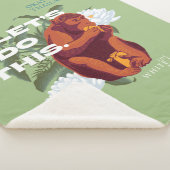 "Lass's Do This"-Affe - Der weiße Lotus Sherpadecke (3/4)