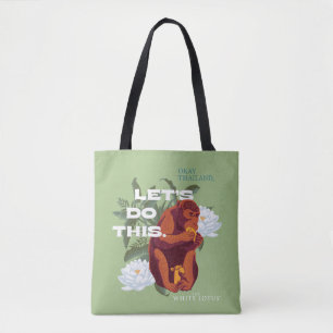 "Lass's Do This"-Affe - Der weiße Lotus Tasche
