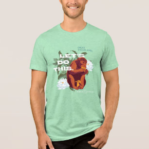 "Lass's Do This"-Affe - Der weiße Lotus Tri-Blend Shirt