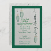 Lass's Eat, Drink & Be Merlin Einladung (Vorne/Hinten)