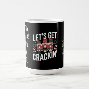 Lass's Get Crackin' Diese Weihnachts-Funny Retro N Kaffeetasse