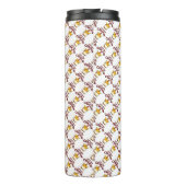 Lass's Get Crackin's Funny Chicken Farm Pun Thermosbecher (Rückseite)