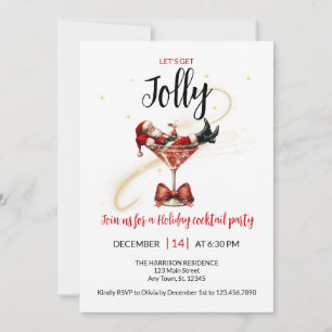 Lass's Get Jolly Holiday Party Einladung