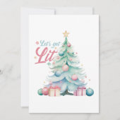 Lass's Get Lit Feiertagskarte (Vorderseite)