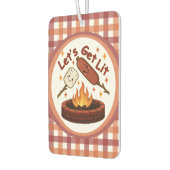 Lass's Get Lit Firepit - Niedlicher Marshmallow &  Autolufterfrischer (Links)