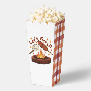 Lass's Get Lit Firepit - Niedlicher Marshmallow & Geschenkschachtel