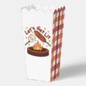 Lass's Get Lit Firepit - Niedlicher Marshmallow & Geschenkschachtel (Vorderseite)