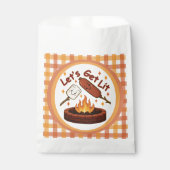 Lass's Get Lit Firepit - Niedlicher Marshmallow & Geschenktütchen (Vorderseite)