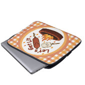 Lass's Get Lit Firepit - Niedlicher Marshmallow & Laptopschutzhülle (Vorne Knopf)