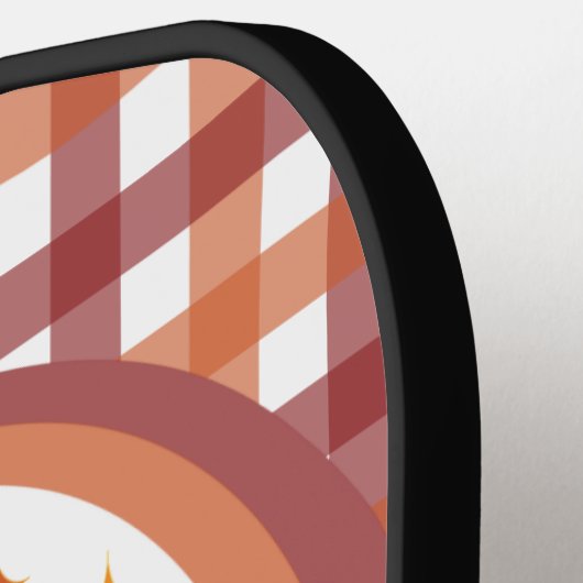 Lass's Get Lit Firepit - Niedlicher Marshmallow &  Pickleball Schläger (Linke Seite)