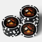 Lass's Get Lit Firepit - Niedlicher Marshmallow &  Pokerchips (Stapel)