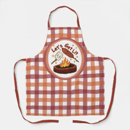 Lass's Get Lit Firepit - Niedlicher Marshmallow &  Schürze