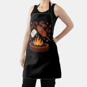 Lass's Get Lit Firepit - Niedlicher Marshmallow &  Schürze (InSitu)