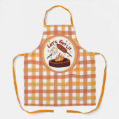 Lass's Get Lit Firepit - Niedlicher Marshmallow & Schürze (Vorderseite)