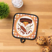 Lass's Get Lit Firepit - Niedlicher Marshmallow &  Topflappen (Oben Unten)