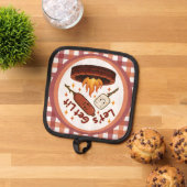 Lass's Get Lit Firepit - Niedlicher Marshmallow & Topflappen (Oben Unten)