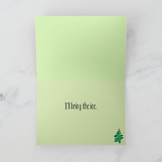 "Lass's Get Lit Up" Weihnachten (Innenseite)