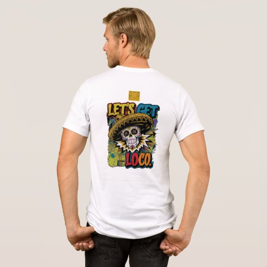 Lass's Get Loco Tri-Blend Shirt (Rückseite voll)