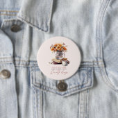 Lass's Get Lost - Bücher, Kaffee & Rain Rustikal Button (Beispiel)