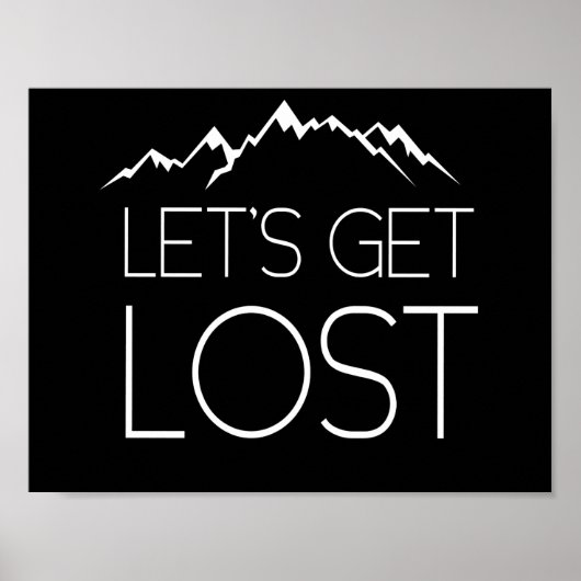 Lass's Get Lost Poster (Vorne)