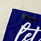 Lass's Get Nauti | Funny Nautical Bachelorette Strandtuch (Beispiel)