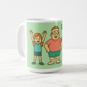 Lass's Get Physical! Kaffeetasse (Vorderseite Links)
