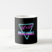 Lass's Get Pickleball 80's Retro Kaffeetasse (Mittel)