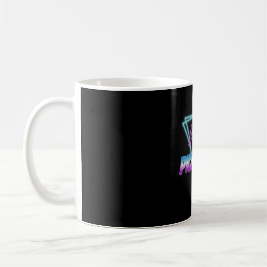 Lass's Get Pickleball 80's Retro Kaffeetasse (Links)