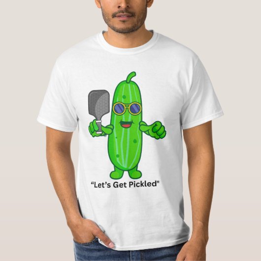 Lass's Get Pickled | Funny Pickleball Player Gesch T-Shirt (Vorderseite)