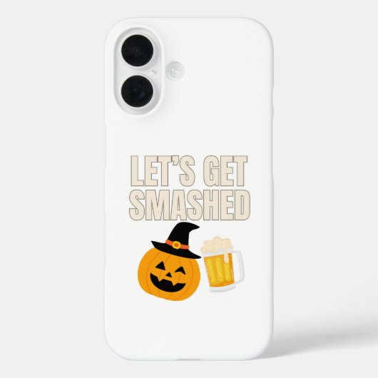 Lass's Get Smashed Funny Halloween Phone Case (Rückseite)