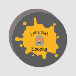 Lass's Get Spooky Car Magnet