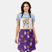 Lass's Get Spooky Halloween Schürze (Getragen)