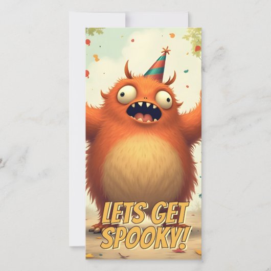 Lass's Get Spooky - Niedlich Monster Party Spaß (Vorderseite)