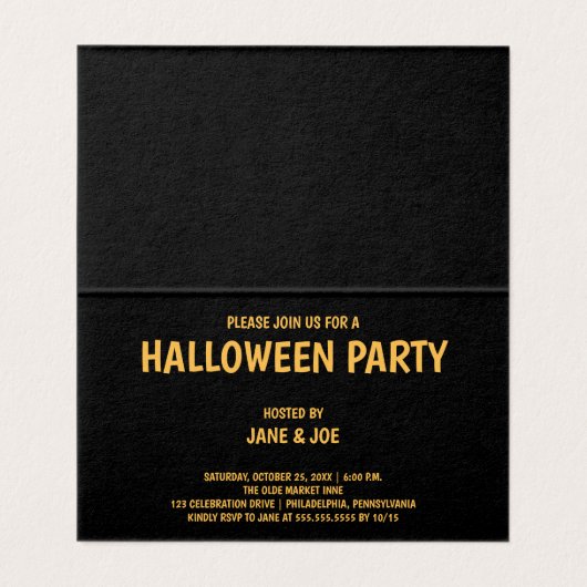 Lass's Get Spooky - Niedlich Monster Party Spaß (Innenseite Aufgefaltet)